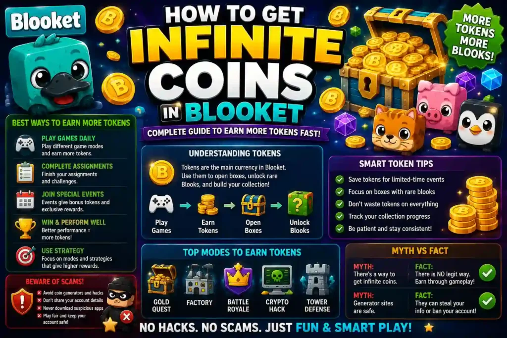 How to Get Infinite Coins in Blooket -Best Tips & Token Guide